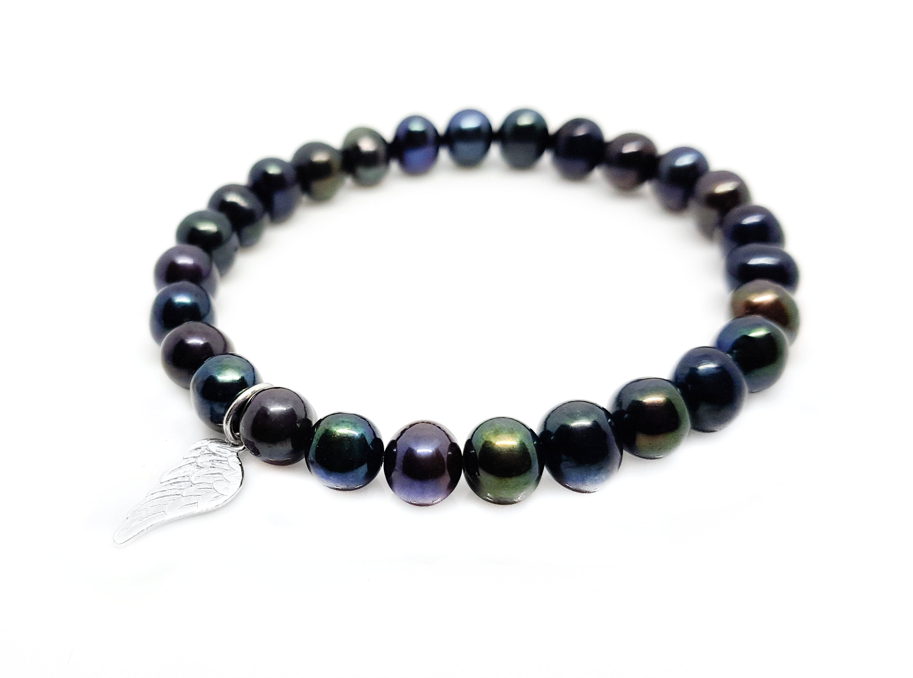 my-bracelet_by_loboda_mojazapestnica_biseri_crni_angelsko_krilo_belo