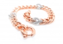 My-Bracelet by Loboda mojazapestnica cirkoni srebro rdece