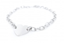 My-Bracelet by Loboda zapestnica srebro srce_belo_293689343